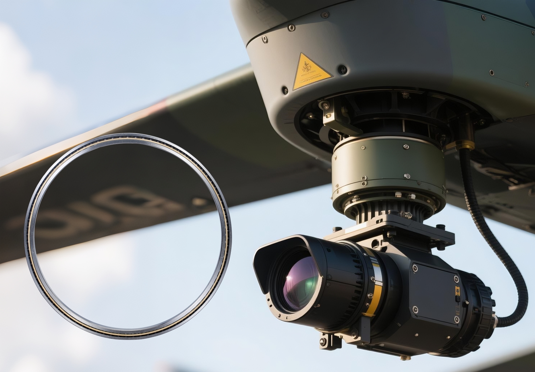 thin-section bearings for optoelectronics